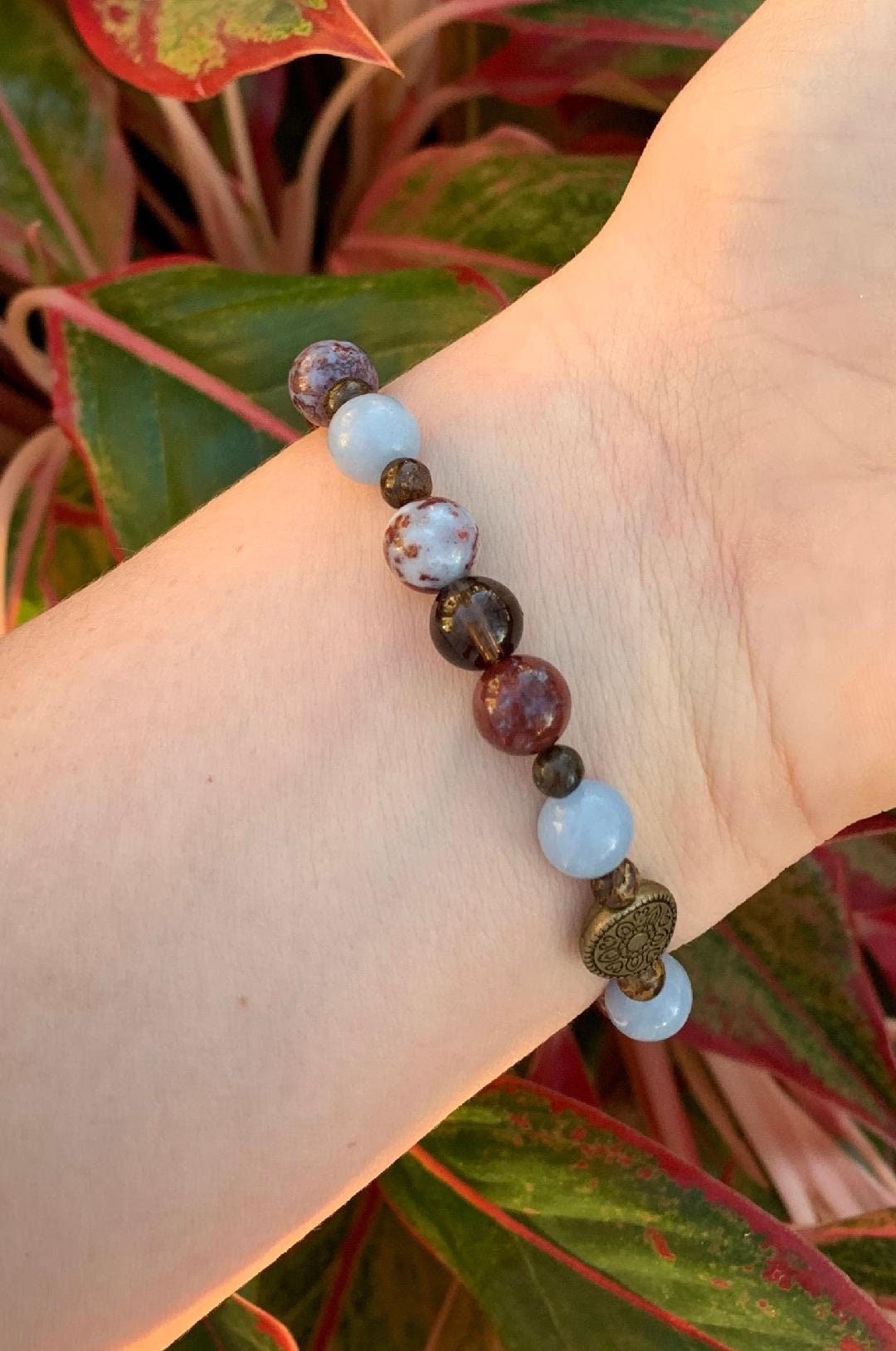 Creativity - Spiritual Growth - Mental Block Support " Jophiel's Brilliance " Archangel Jopiel - Crystal Healing Gemstone Bracelet