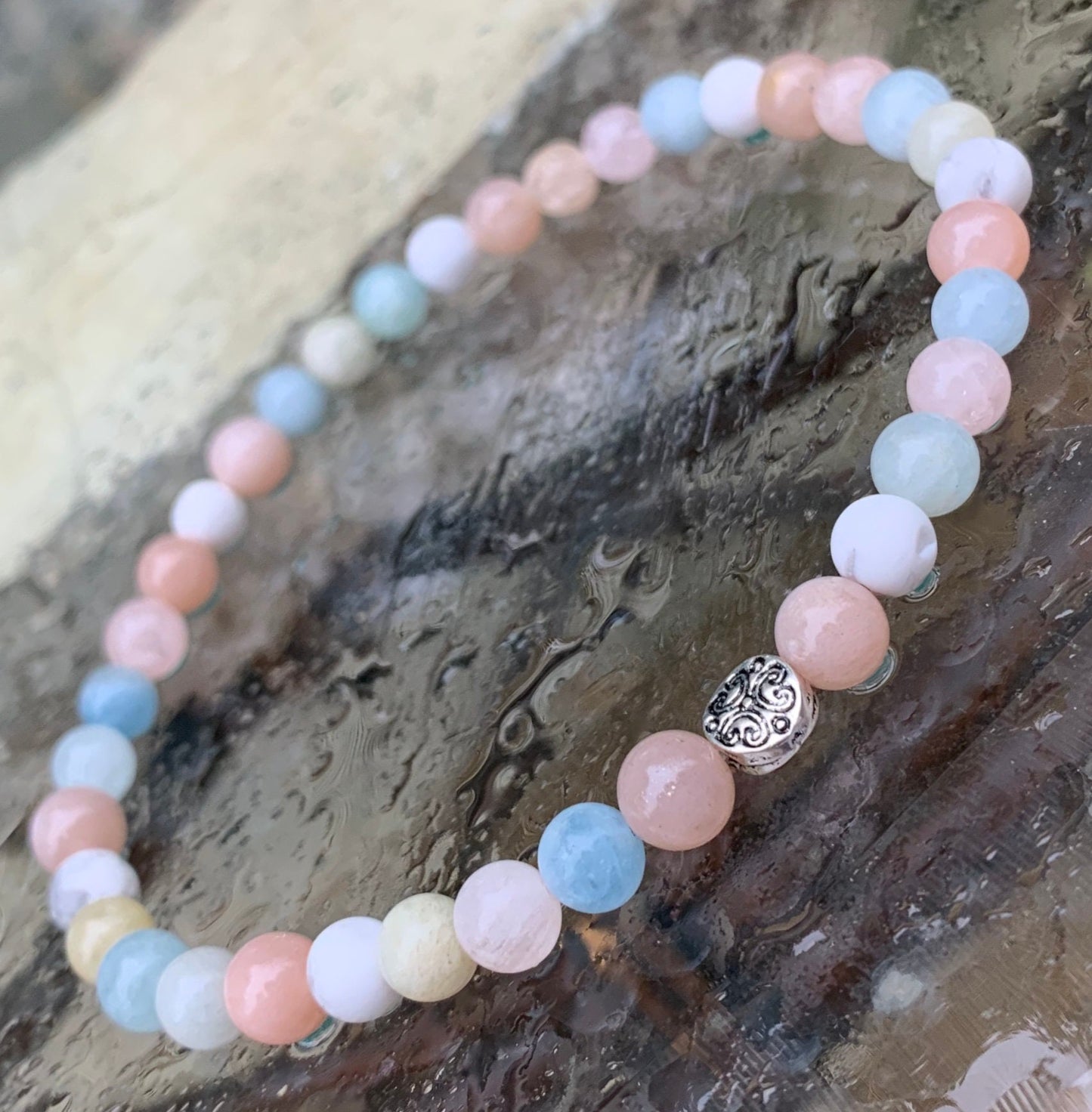 Heartbreak Recovery - Breakup Support - Emotional Healing " New Beginnings " Heartache - Real Crystal Gemstone Anklet
