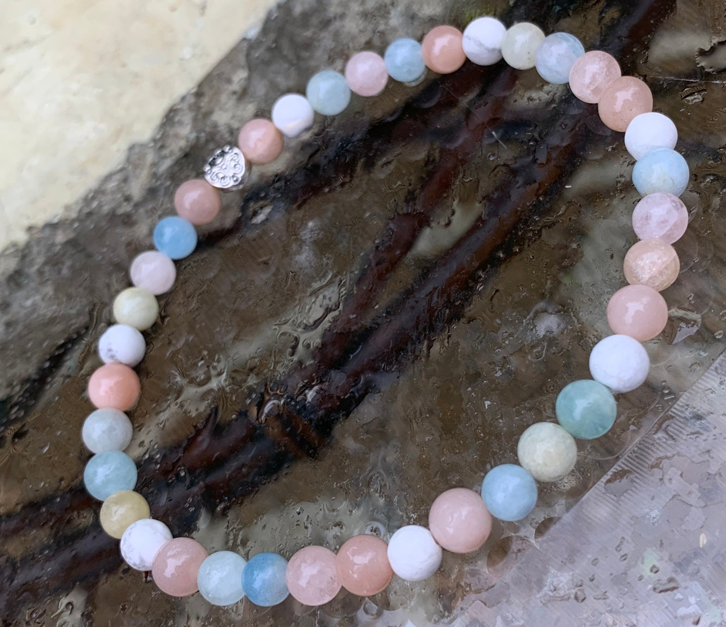 Heartbreak Recovery - Breakup Support - Emotional Healing " New Beginnings " Heartache - Real Crystal Gemstone Anklet
