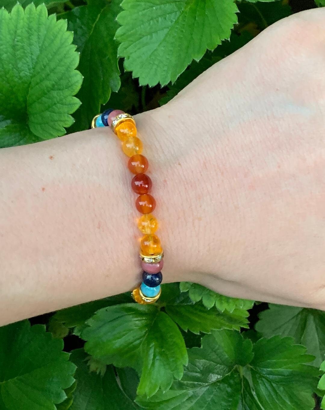 Determination - Dream Big - Courage - " Maktub ... Little One " Believe - Little Girl - Childs Healing Gemstone Bracelet - Childrens Healing
