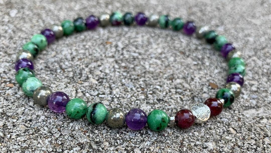 Let Go - Emotional Healing - Grief Anger - Forgiveness " The Purge to Freedom " Crystal Therapy Healing Anklet - Quality Gemstones