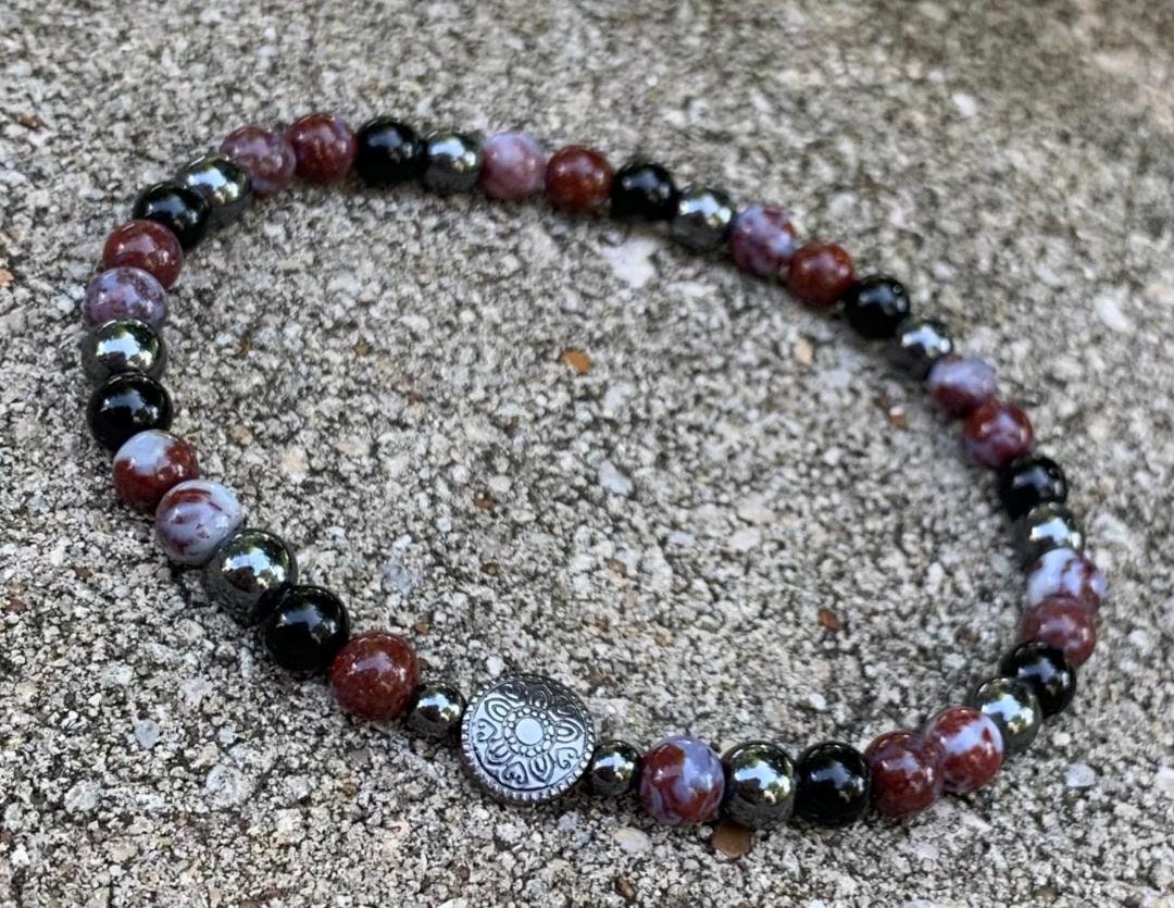 Motivation Creativity - Passion and Drive " Limitless " High Quality Real Crystal Healing Gemstone Anklet