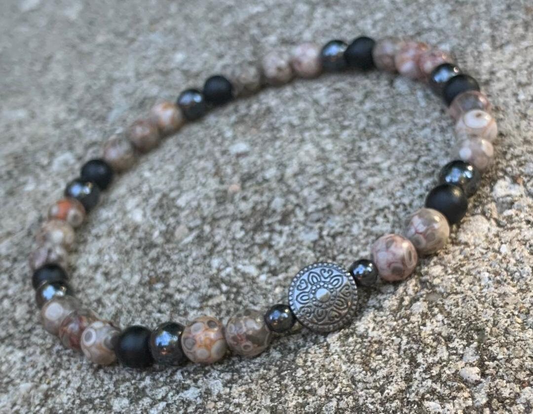 Temper Control & Patience - Calming Anklet " Simmer Down " Anger Help Spiritual Growth Crystal Therapy Holistic Healing Ankle Bracelet