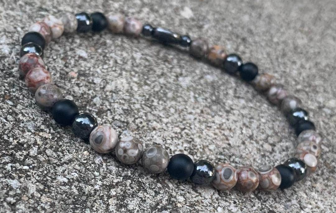 Temper Control & Patience - Calming Anklet " Simmer Down " Anger Help Spiritual Growth Crystal Therapy Holistic Healing Ankle Bracelet