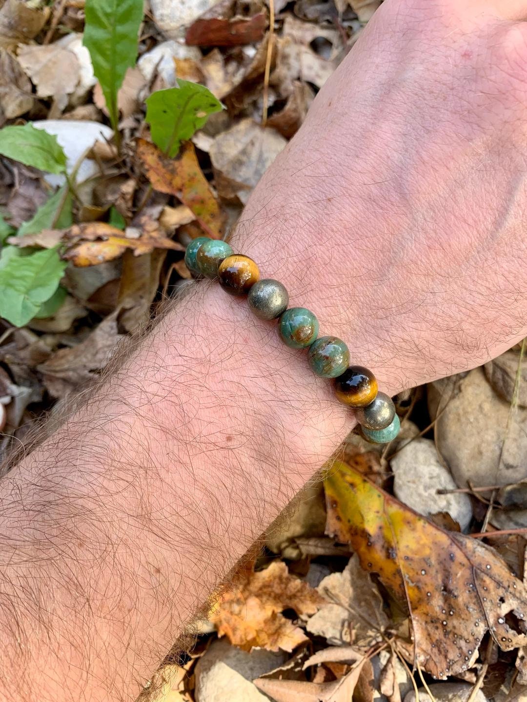 10MM Strength & Wisdom Bracelet " Dragon Heart " Courage and Protection - Self Empowerment - Crystal Healing Gemstones