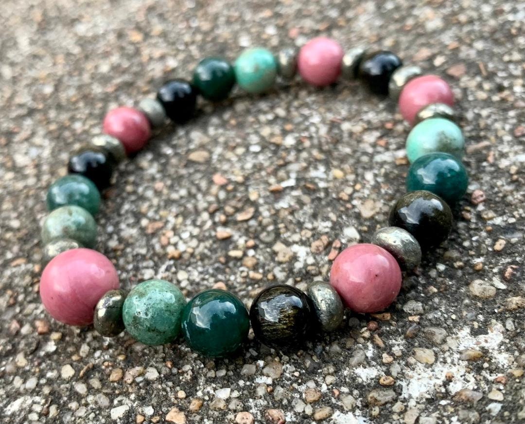 Self love - Manifest New Beginnings - Forgiveness & Emotional Healing " A New Dawn " Acceptance - Empowerment - Crystal Gemstone Bracelet
