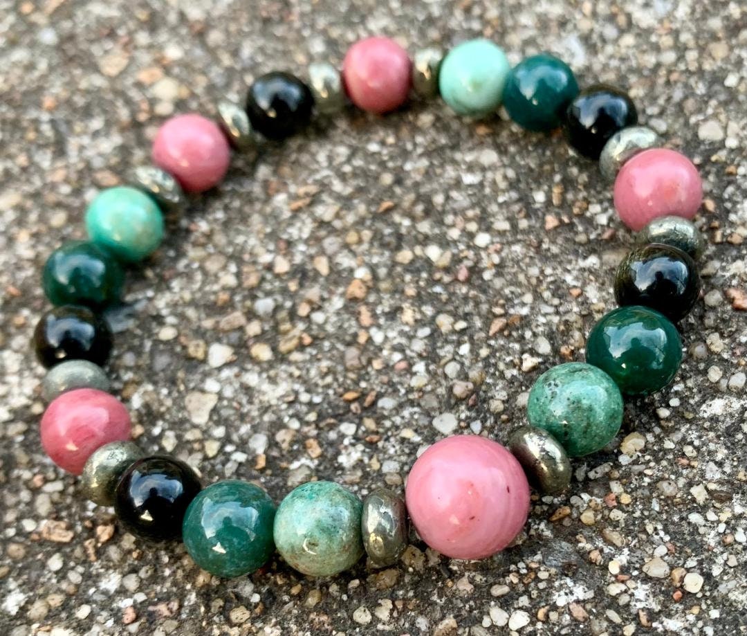 Self love - Manifest New Beginnings - Forgiveness & Emotional Healing " A New Dawn " Acceptance - Empowerment - Crystal Gemstone Bracelet