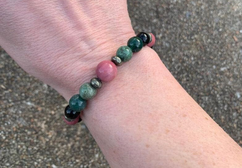 Self love - Manifest New Beginnings - Forgiveness & Emotional Healing " A New Dawn " Acceptance - Empowerment - Crystal Gemstone Bracelet