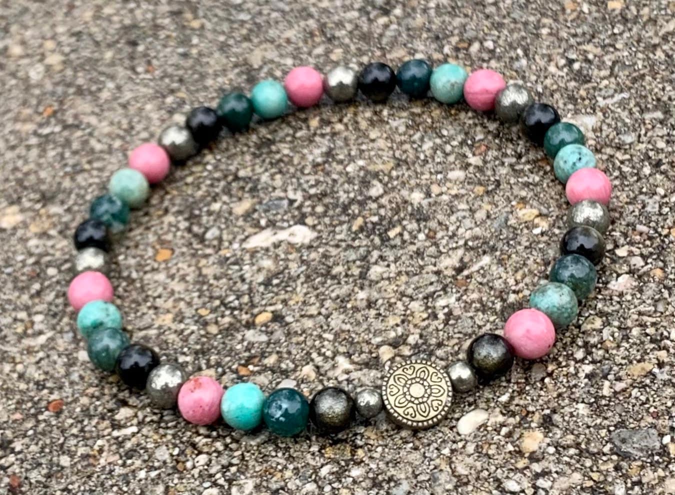 Self love Anklet - Manifest New Beginnings - Forgiveness & Emotional Healing " A New Dawn " Acceptance - Empowerment Crystals and Gemstones