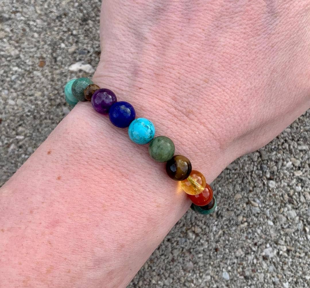 Self love - Emotional Healing - Anxiety Support - New Beginnings - Chakra Balance - AAA High Grade Chrysoprase - Gemstone Crystal Bracelet