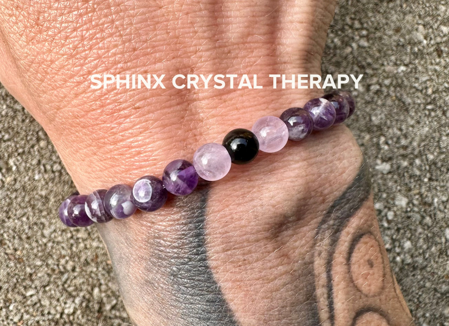 Clearing Negativity Purify Light Shield Protection " Aura Cleansing " Amethyst Crystal Healing Gemstone Bracelet
