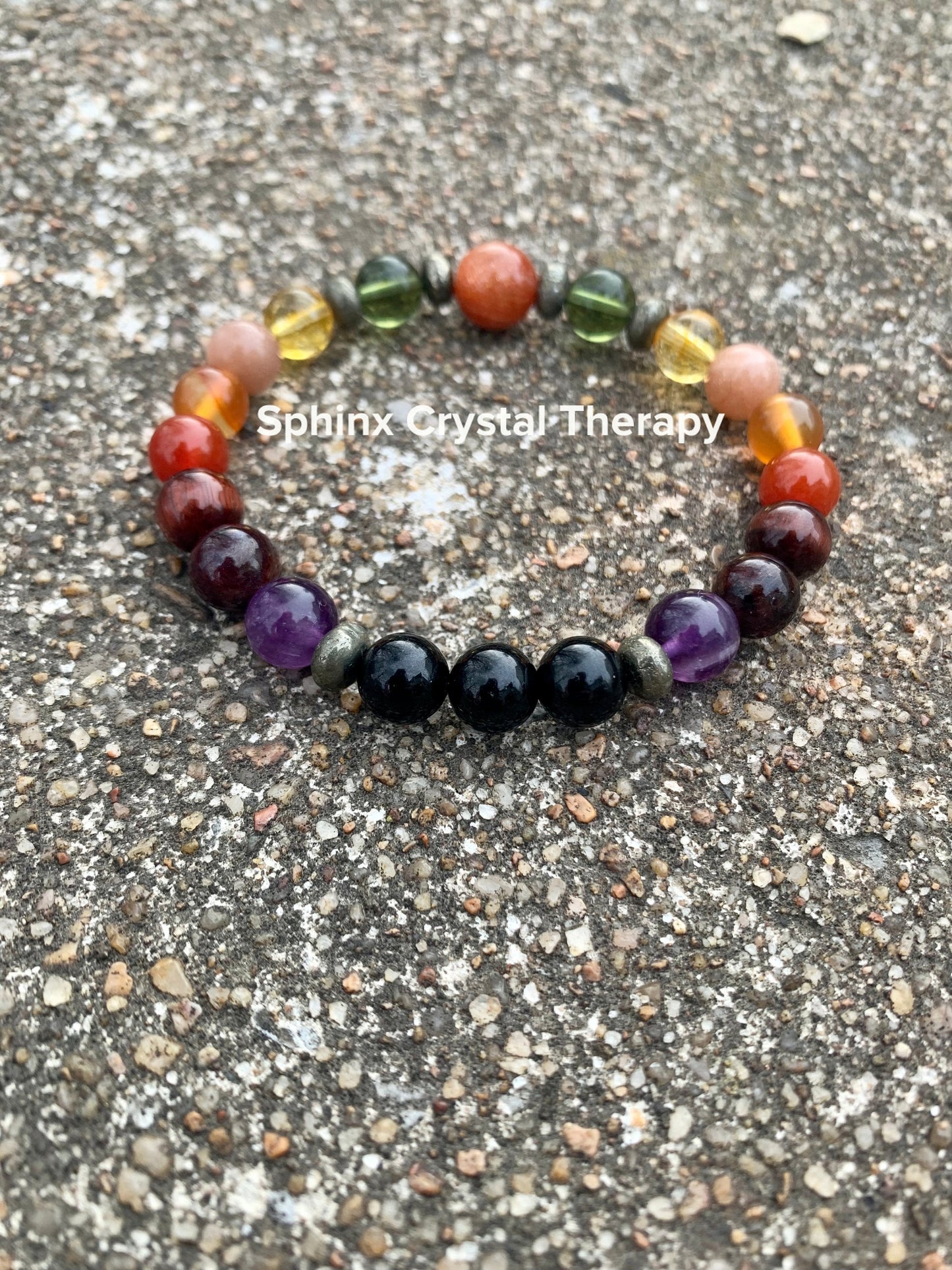 Summer Solstice " Midsummer Flames + " AAA PRECIOUS GRADE Sunstone - Moldavite - Citrine - Carnelian - Garnet - Crystal Gemstone Bracelet