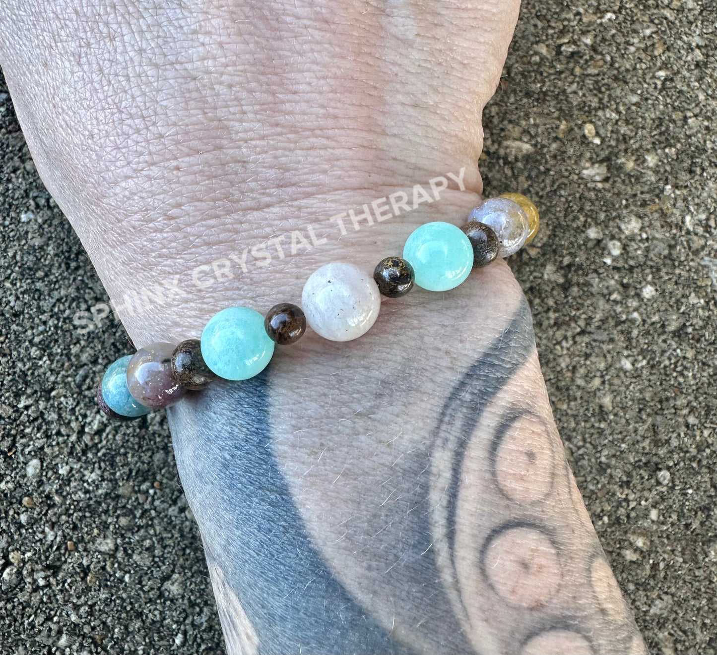 Self love & Gratitude - Build Confidence Joy Positivity " My Promise " Emotional Healing and Support - Crystal Therapy Gemstone Bracelet