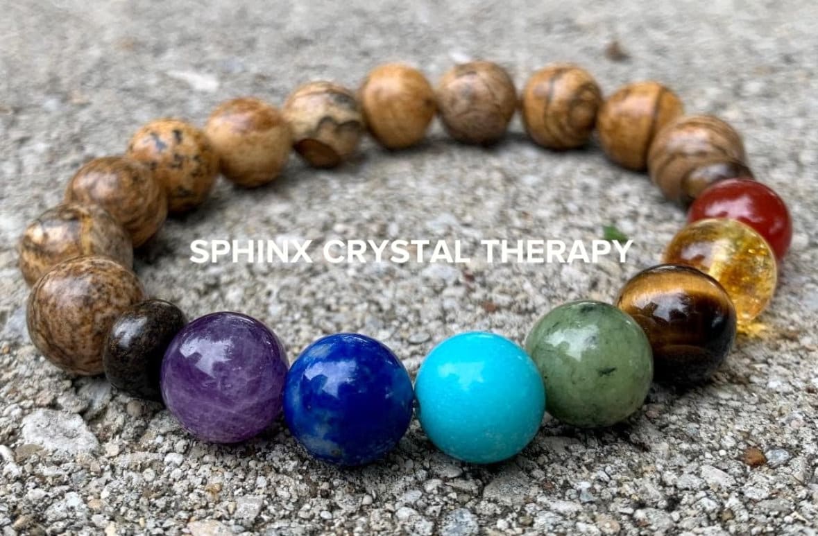 10MM Grounded Connection To Earth - Chakra Energy Bracelet - Confidence & Protection - REAL High Quality Gemstone Grounding Bracelet