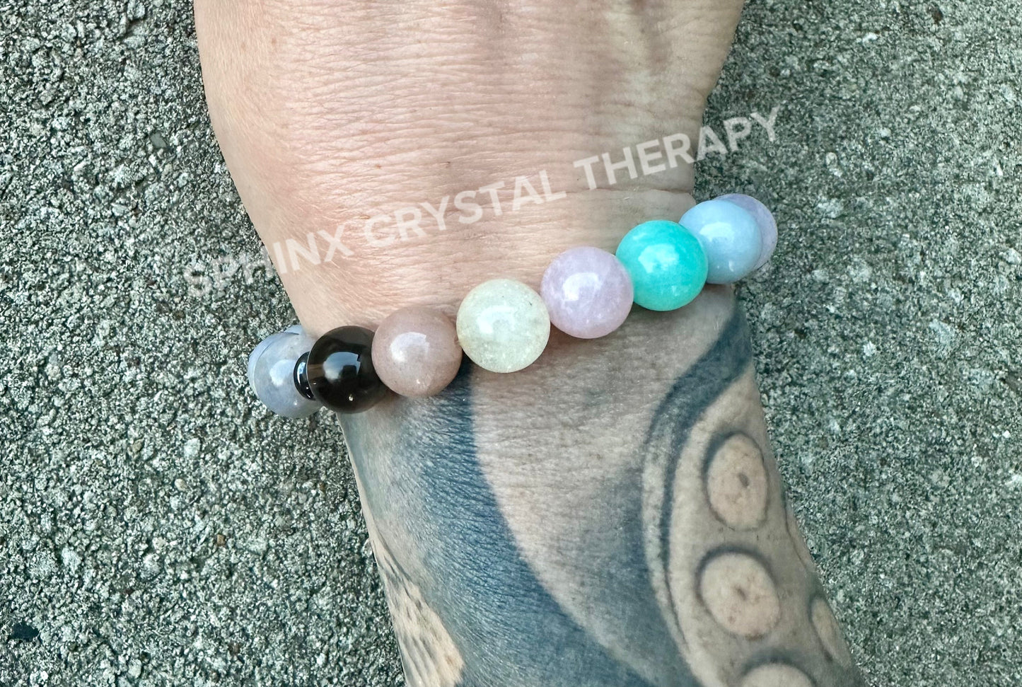 10mm RARE AAA Blue Rose Quartz - Self love & Emotional Healing - PASTEL Chakra Stones - Stress Anxiety Depression Support - Crystal Bracelet