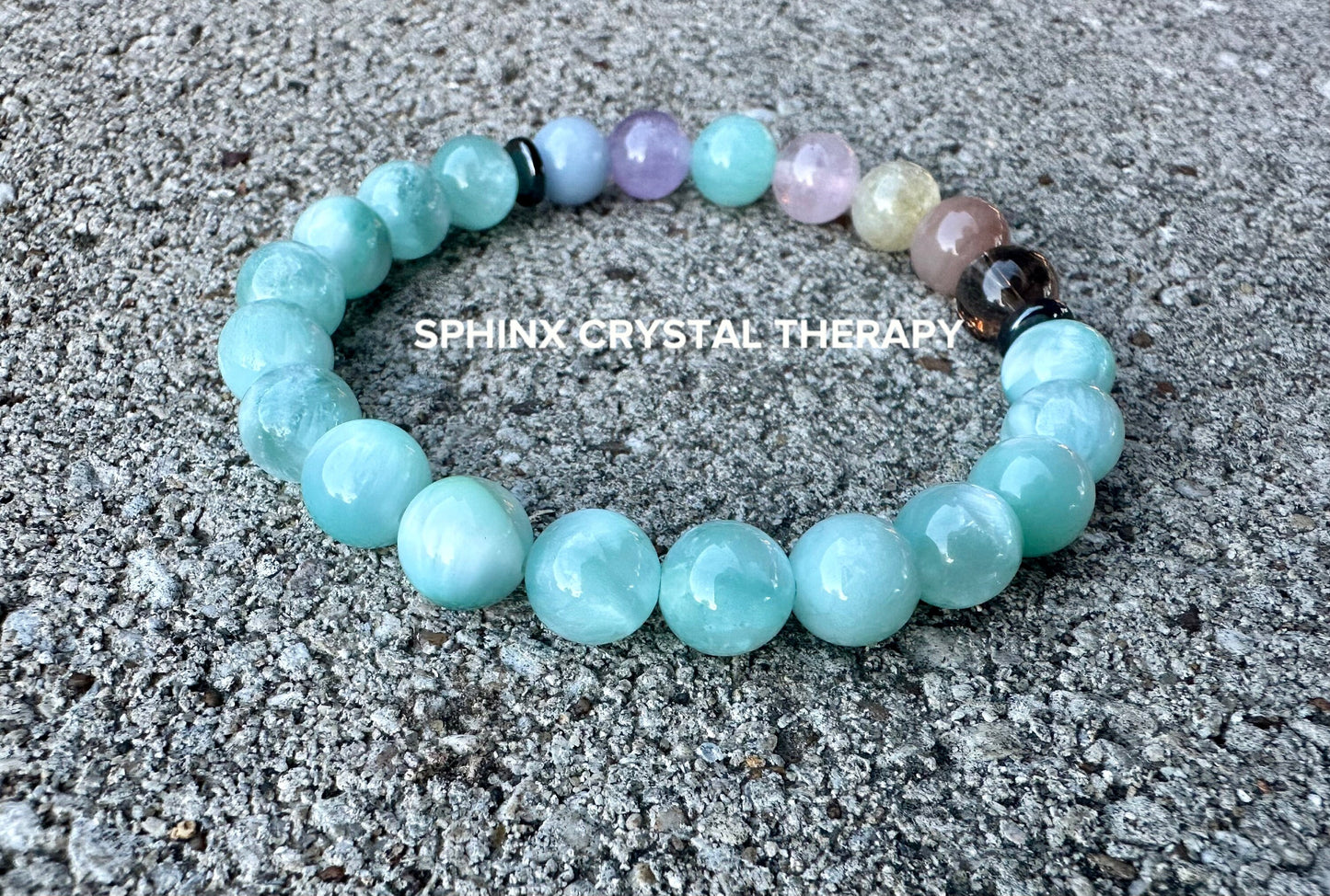 8mm RARE AAA Green Moonstone - Stress Relief & Anxiety Support - PASTEL Chakra Stones - Peaceful Energy - Crystal Healing Gemstone Bracelet