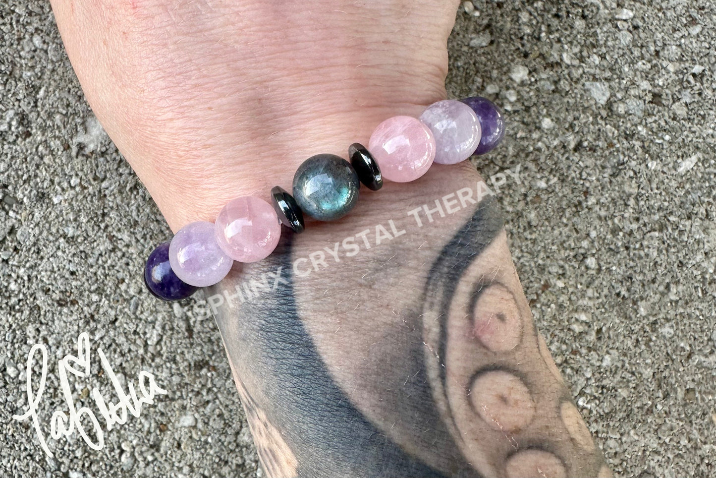 10mm Empath Recovery " The Empath's ReCharge " Emotional Healing - Sleep Rest Support - Anxiety & Stress - AAA Crystal Gemstone Bracelet