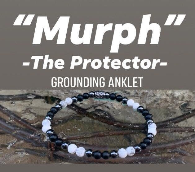 Protection - Strength - Courage - Honor " Murph " Negativity Protector - Military Hero - Real Gemstones - Crystal Healing Bracelet