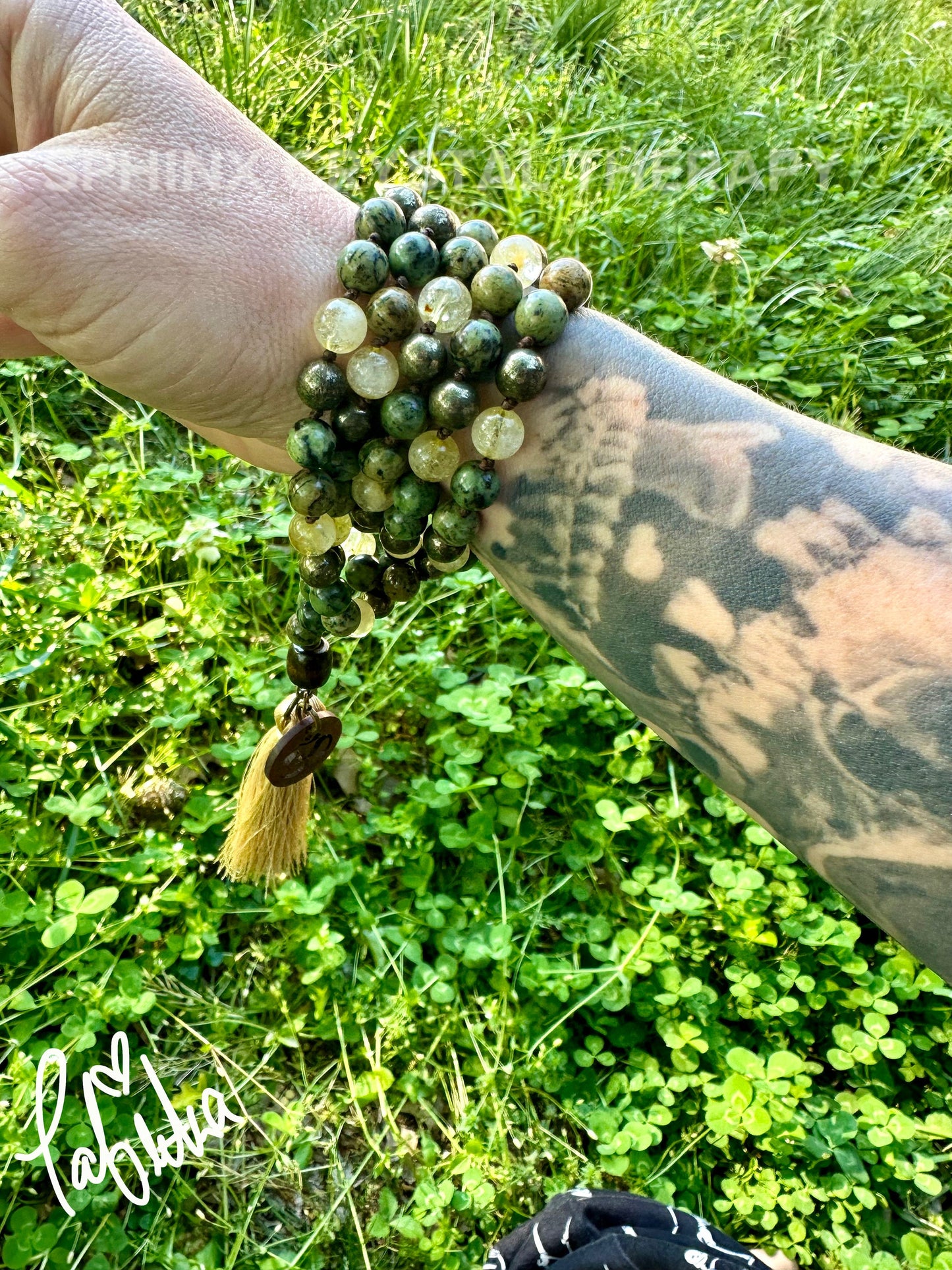 Manifest Prosperity & Abundance Mala " Show Me The Money " Success Mindset - Wealth and Fortune - AAA Crystal Healing Gemstone Bracelet
