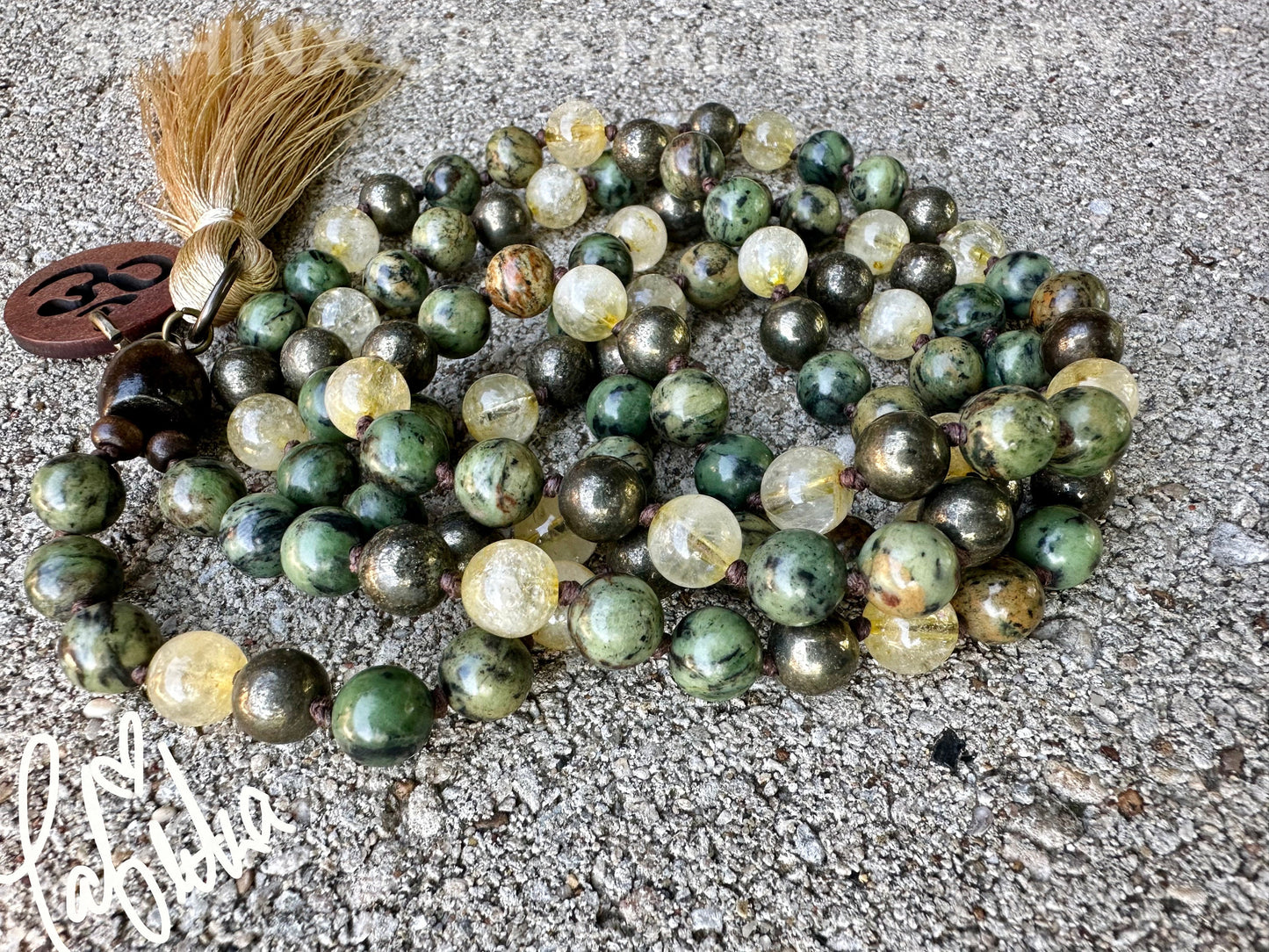 Manifest Prosperity & Abundance Mala " Show Me The Money " Success Mindset - Wealth and Fortune - AAA Crystal Healing Gemstone Bracelet
