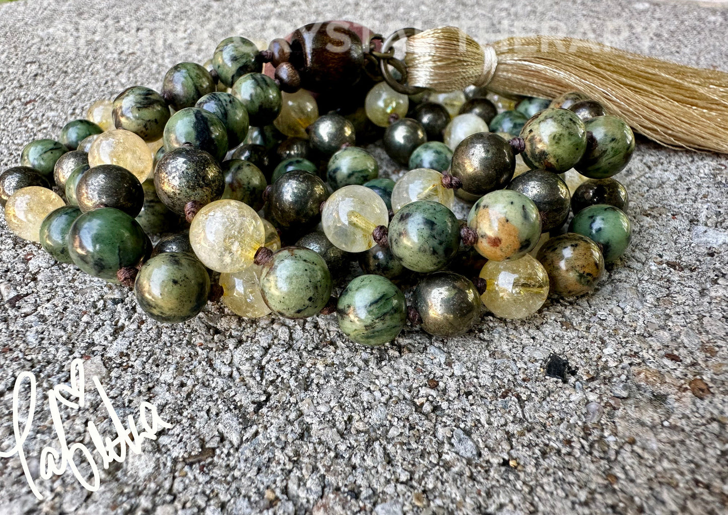 Manifest Prosperity & Abundance Mala " Show Me The Money " Success Mindset - Wealth and Fortune - AAA Crystal Healing Gemstone Bracelet