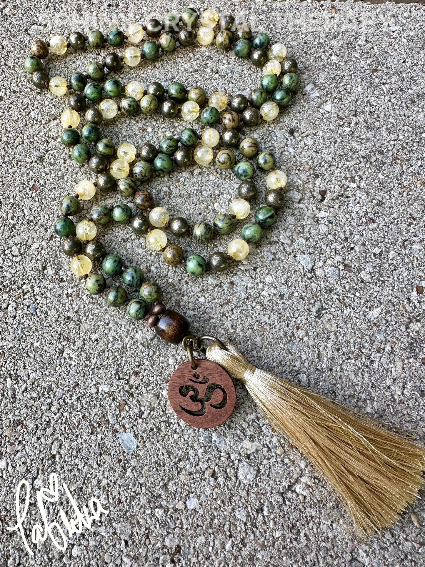 Manifest Prosperity & Abundance Mala " Show Me The Money " Success Mindset - Wealth and Fortune - AAA Crystal Healing Gemstone Bracelet