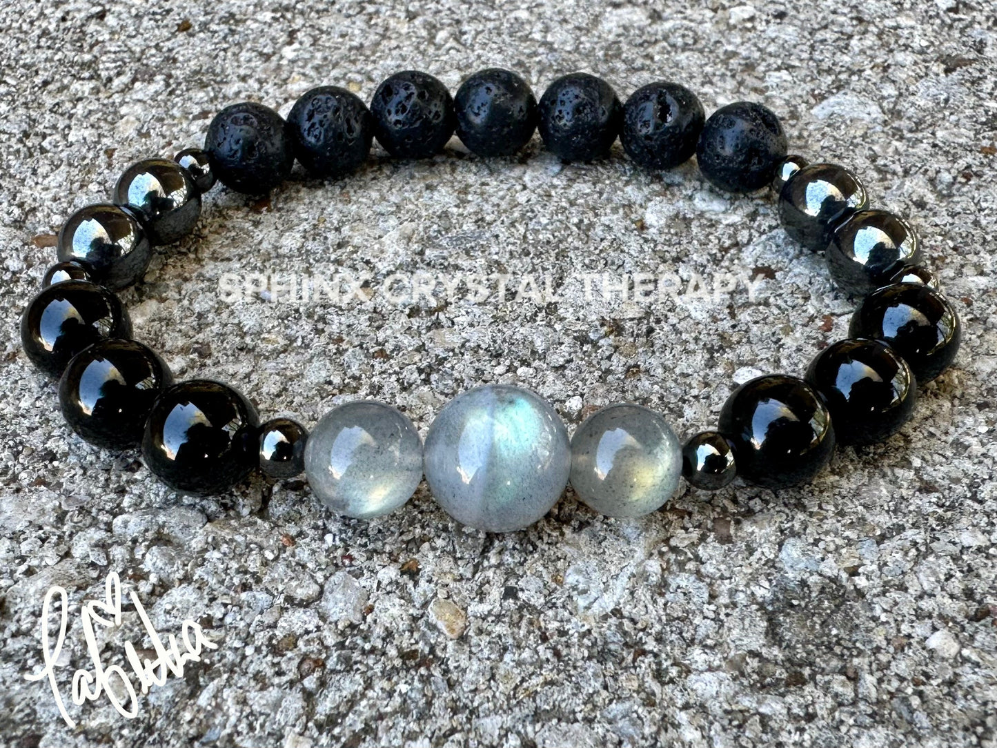 Empath Protection - Aura Shield - Absorb Negativity " The Empath's Raincoat " Black Tourmaline Gemstones - Crystal Healing Empathy Bracelet