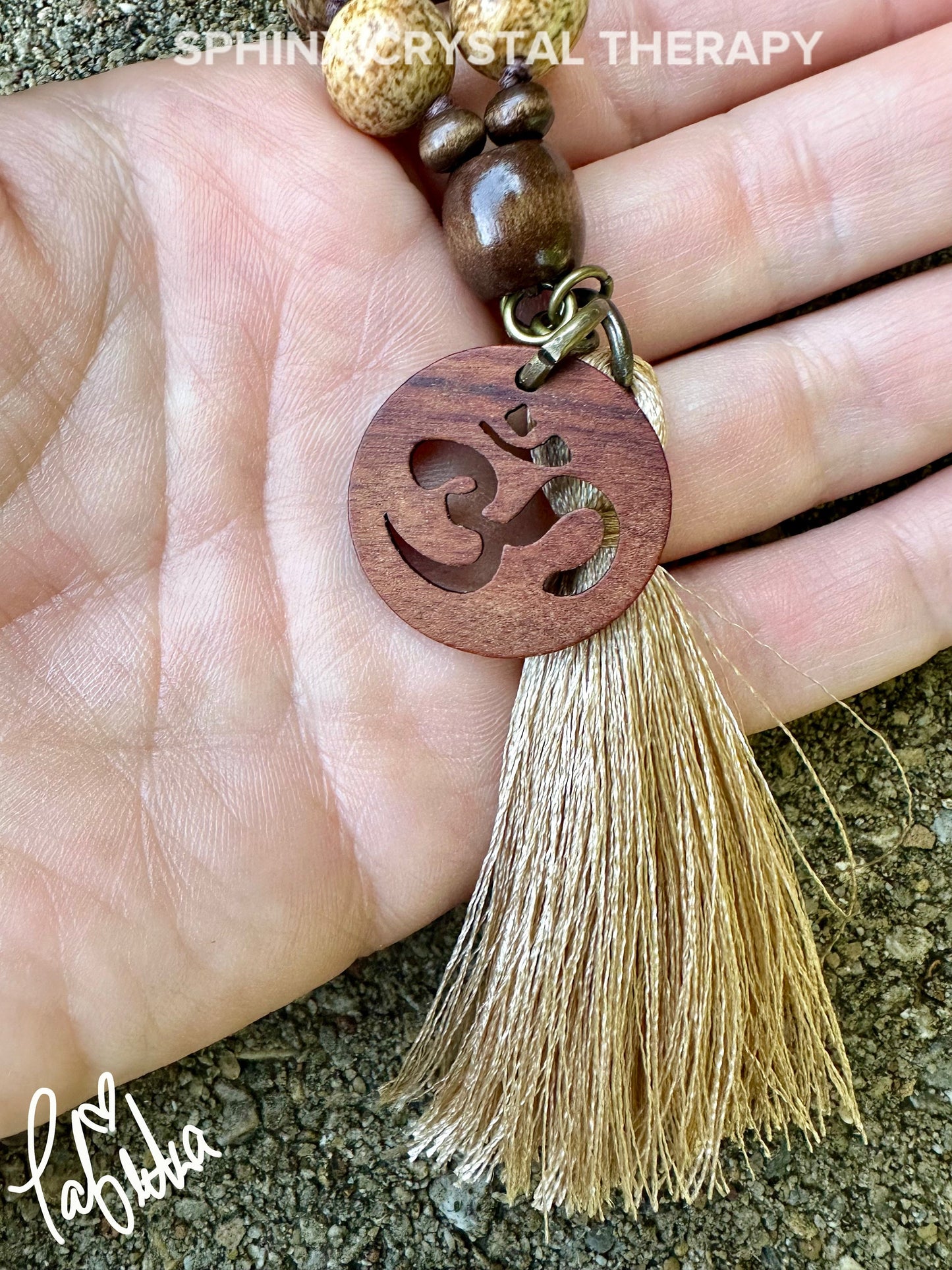 Grounded Earth Energy Car Charm - Protection - Gratitude - Positivity "Kuranda's Rain Dance" Crystal Healing Rear View Mirror Ornament Mala