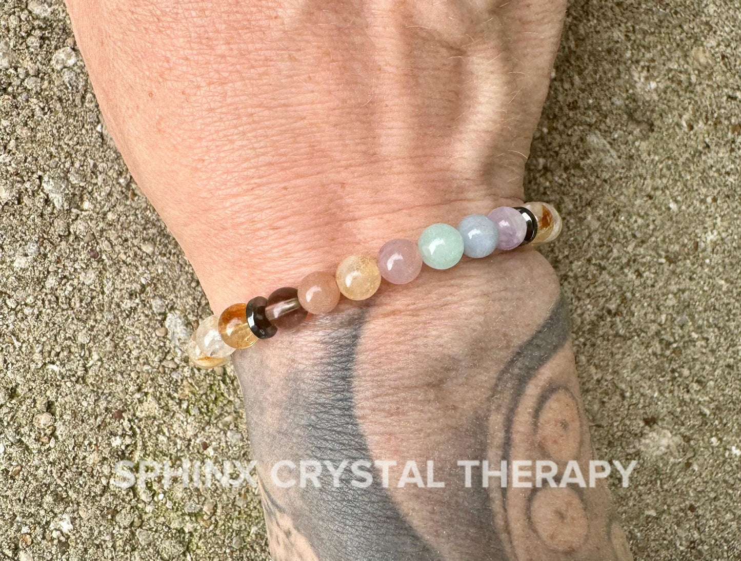 6mm Joy & Abundance - PASTEL Chakra Stones - Citrine - Gratitude High Vibration Stones - AAA REAL Crystal Healing Gemstone Bracelet