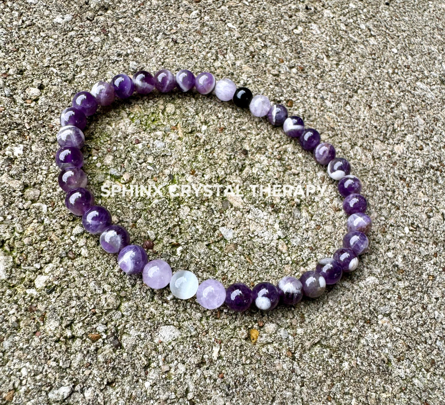 Clearing Negativity Anklet - Purify Light - Empath Shield Protection " Aura Cleansing " Amethyst - REAL Crystal Healing Gemstone Bracelet