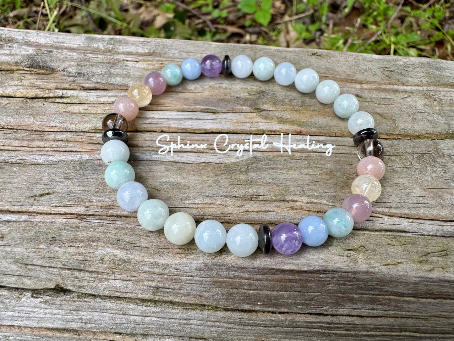 6mm Abundance & Spiritual Harmony - PASTEL Chakra Stones - AAA Burma Jade - Peaceful Calming Energy - Crystal Healing AAA Gemstone Bracelet