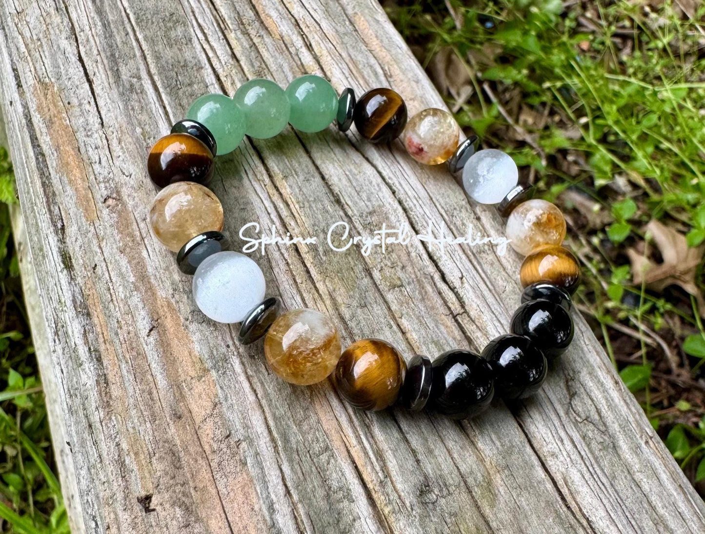 10MM Taurus Energy - Unisex Zodiac & Astrology Bracelet " The Determined Taurus " April May Birthday - Crystal Healing Quality Gemstones