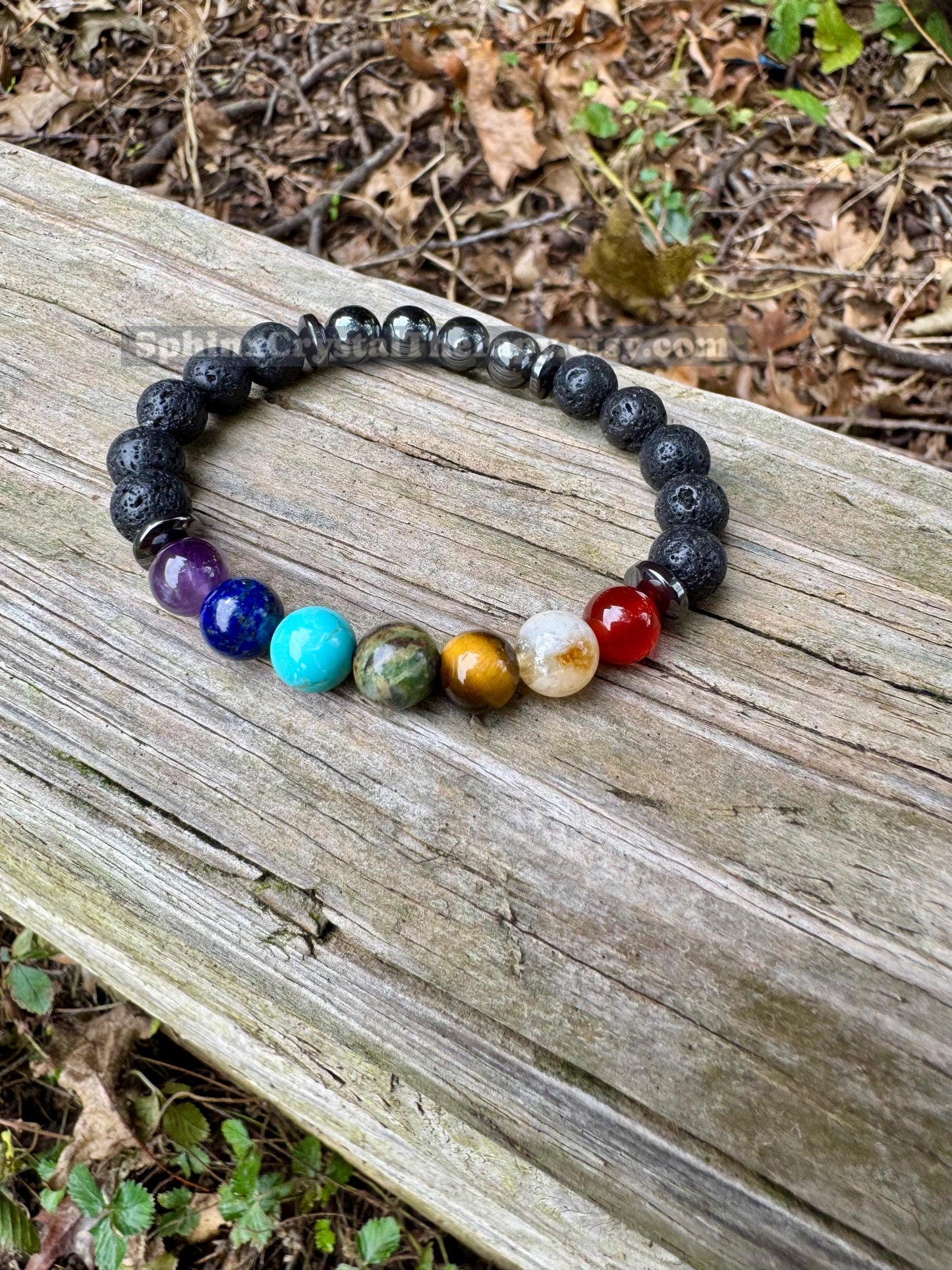 Chakra Balance - Protection & Strength - High Grade Hematite - Grounding Stones - Real Quality Crystal Healing Gemstone Bracelet