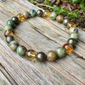 Seeds of Abundance • Citrine, Pyrite & Jade Prosperity Bracelet