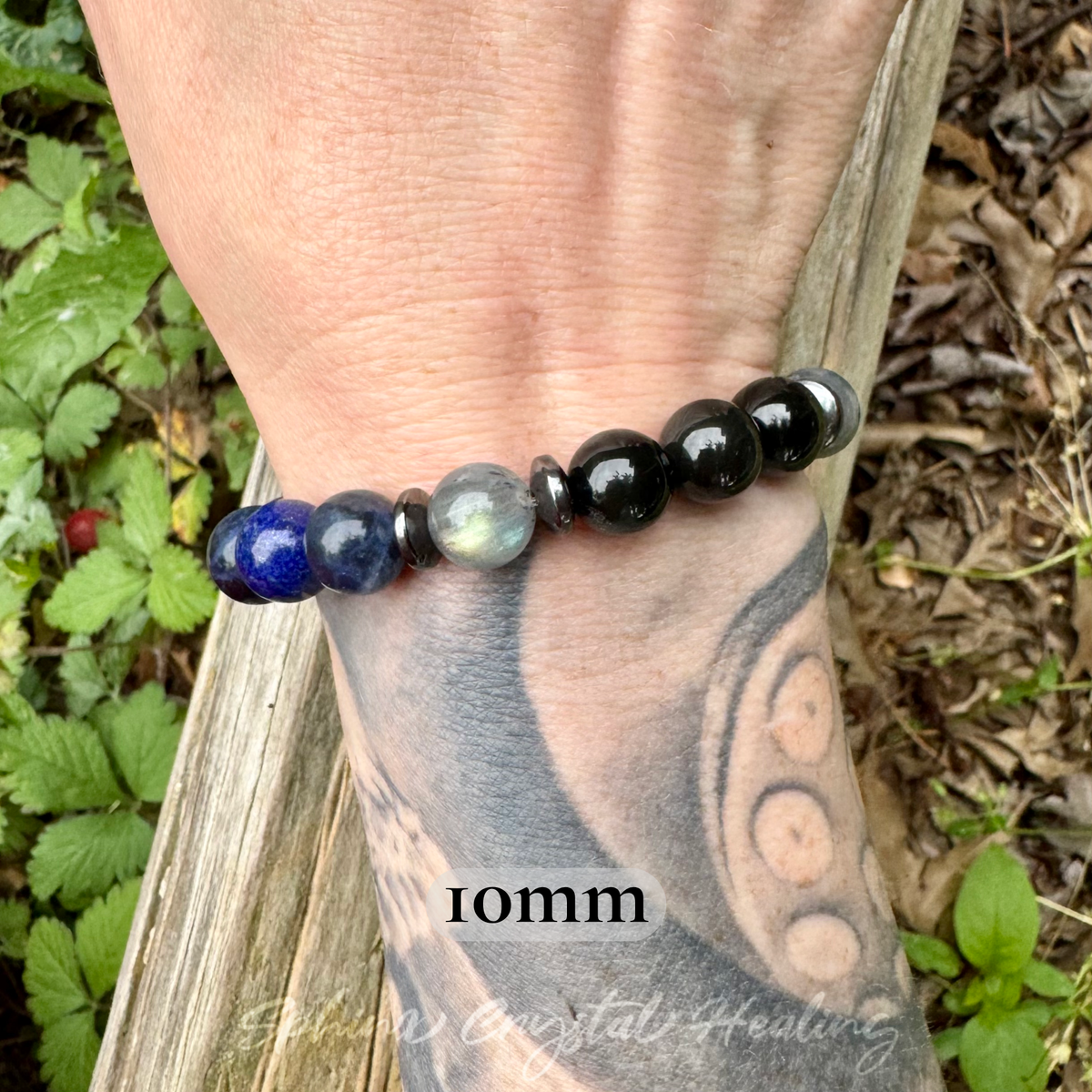 The Optimistic Sagittarius • Labradorite, Lapis & Tiger’s Eye Zodiac Bracelet
