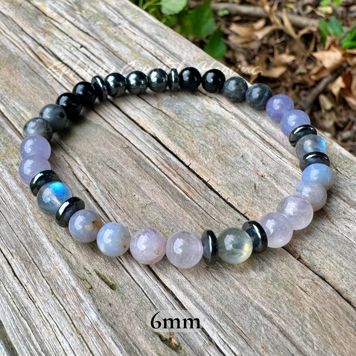 The Empath’s Halo • Labradorite, Amethyst & Black Tourmaline Protection Bracelet