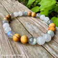 Goddess of Magic • Labradorite, Moonstone & Palo Santo Intuition Bracelet