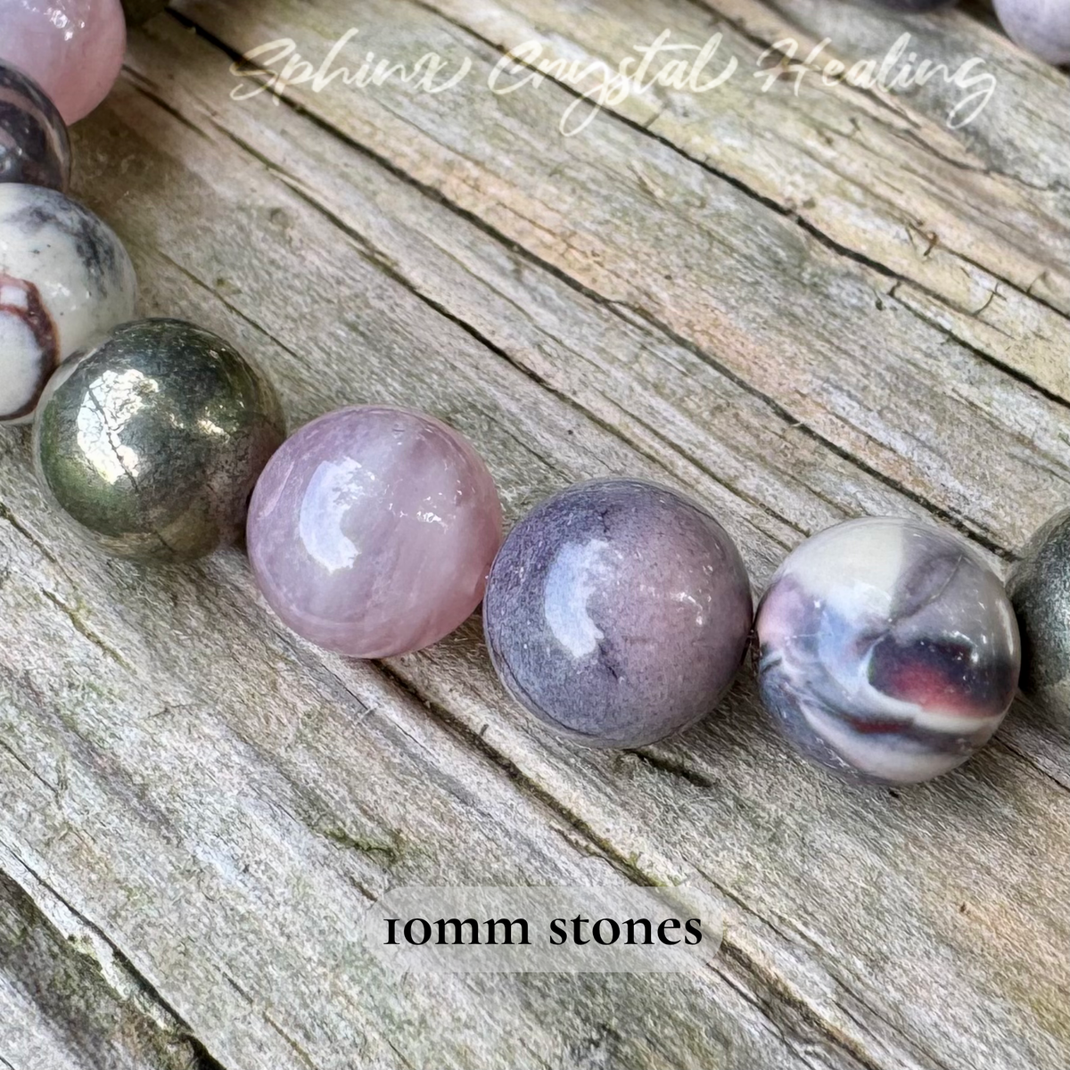 The Four Noble Truths • Porcelain Jasper, Rose Quartz & Pyrite Self-Love Bracelet