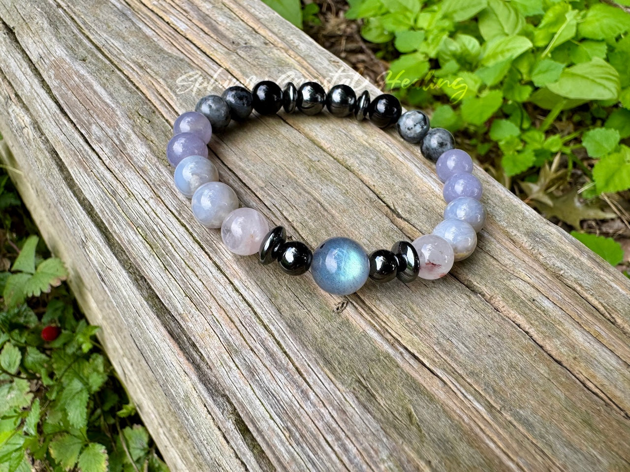 The Empath's Halo • Protection and Recharge Gemstone Bracelet