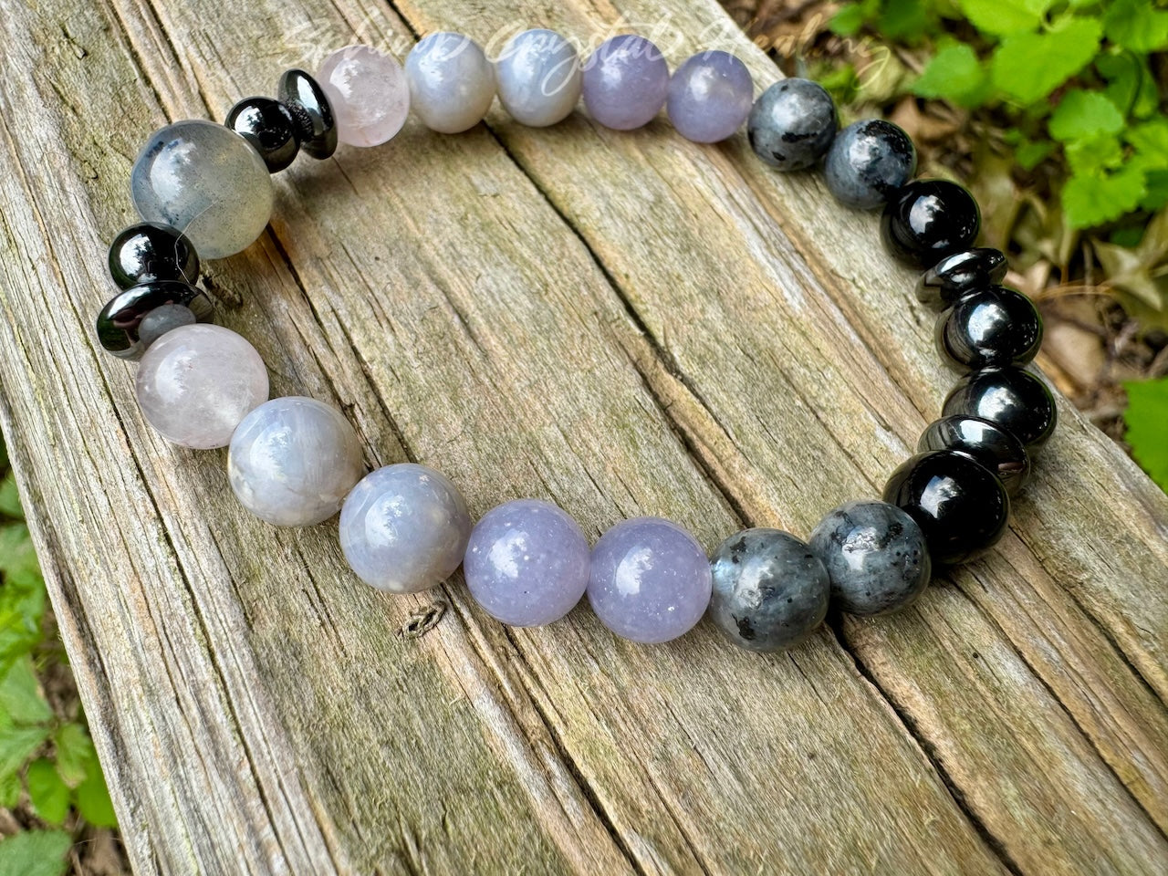 The Empath's Halo • Protection and Recharge Gemstone Bracelet