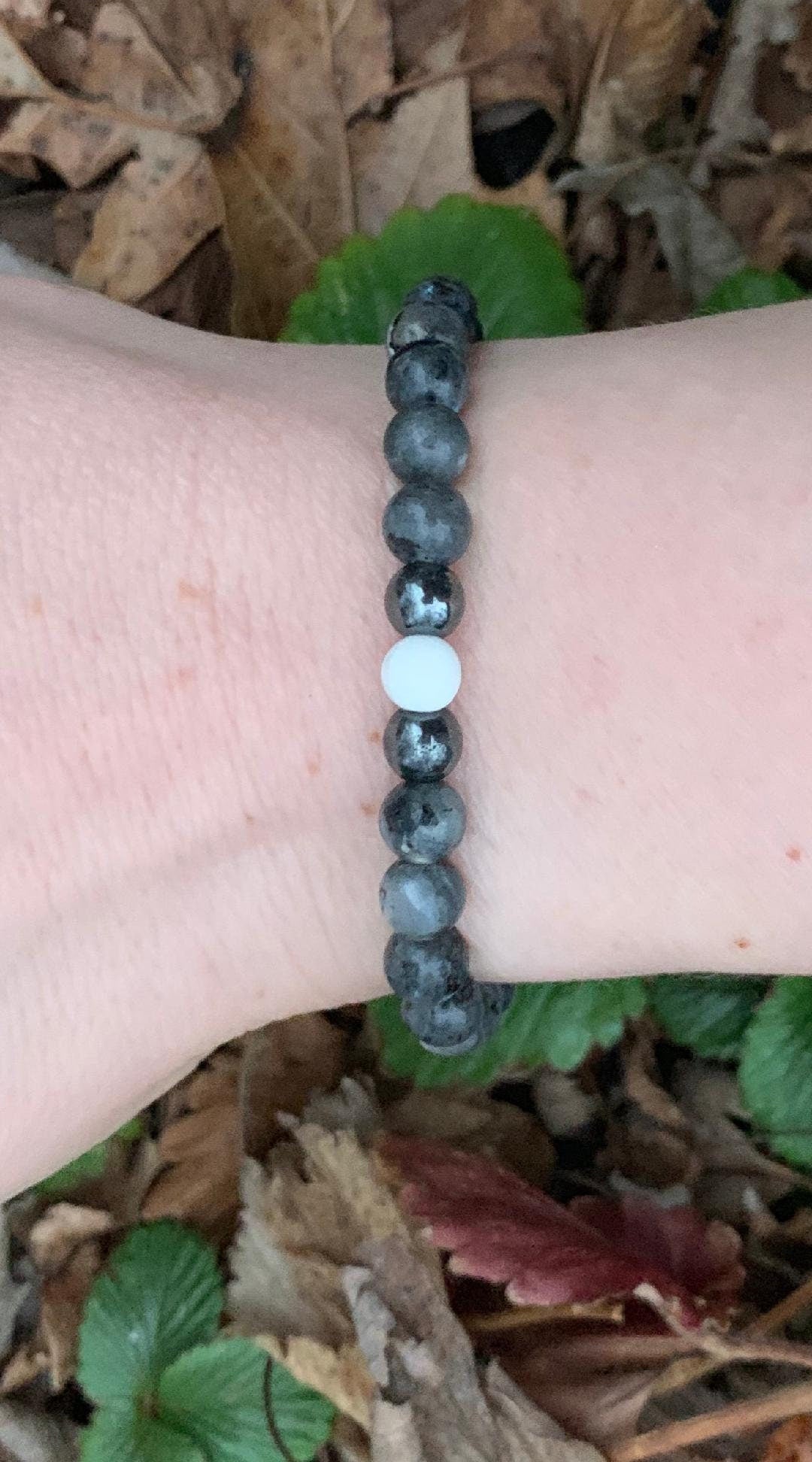 Empath Transformation - Protection  " The Anvil " Grief  Peace Emotional Healing Crystal Therapy Balance Bracelet