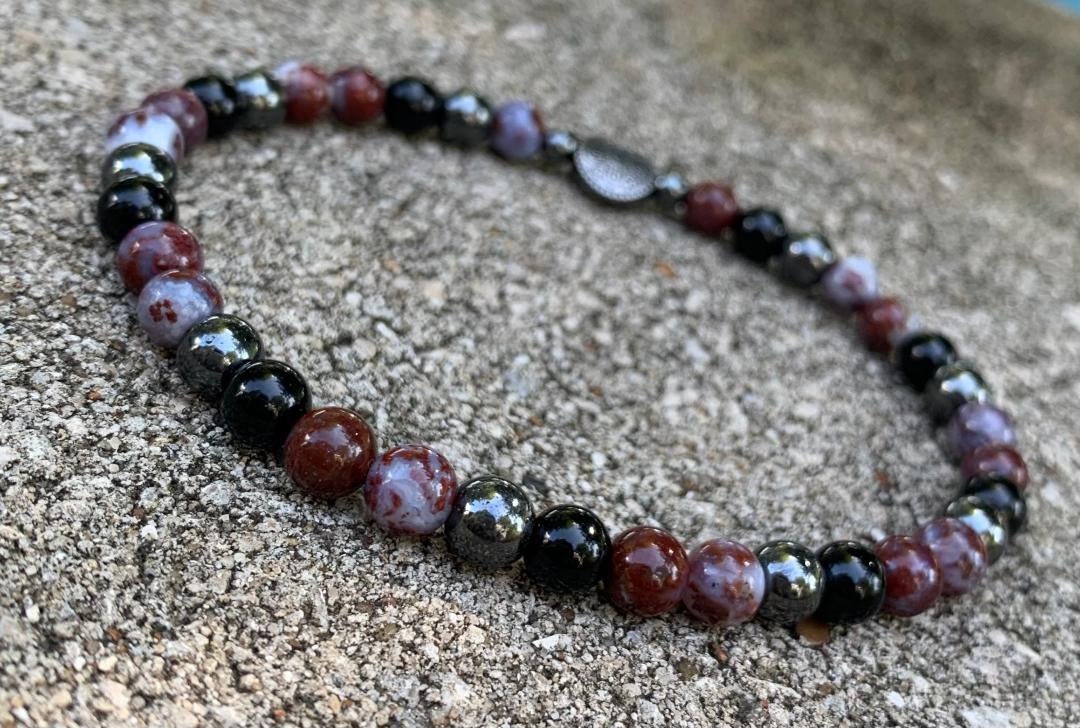 Motivation Creativity - Passion and Drive " Limitless " High Quality Real Crystal Healing Gemstone Anklet