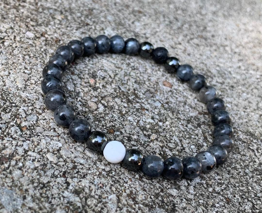Empath Transformation - Protection  " The Anvil " Grief  Peace Emotional Healing Crystal Therapy Balance Bracelet