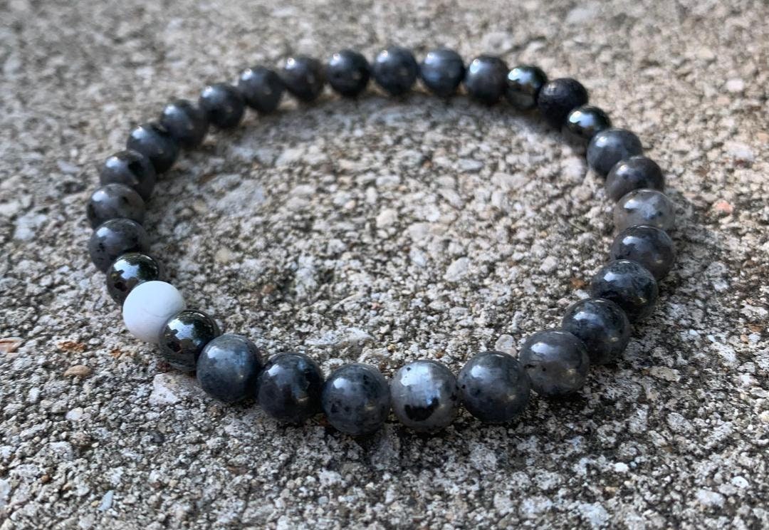 Empath Transformation - Protection  " The Anvil " Grief  Peace Emotional Healing Crystal Therapy Balance Bracelet