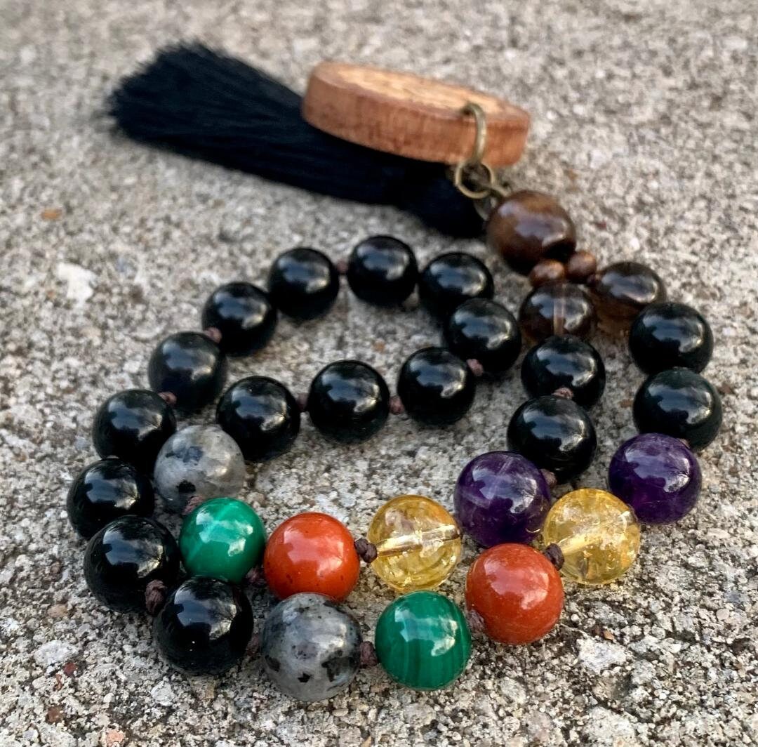 Scorpio Energy Car Charm - Zodiac Horoscope " The Protector Scorpio " October November Birthday - Crystal Rear View Mirror Mala Ornament