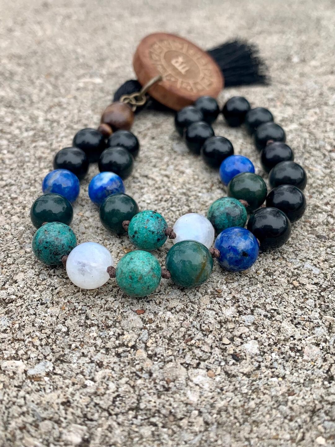 Virgo Energy Car Charm " The Humble Virgo " August & September Birthday - Crystal Healing Gemstones - Rear View Mirror Zodiac Car Ornament