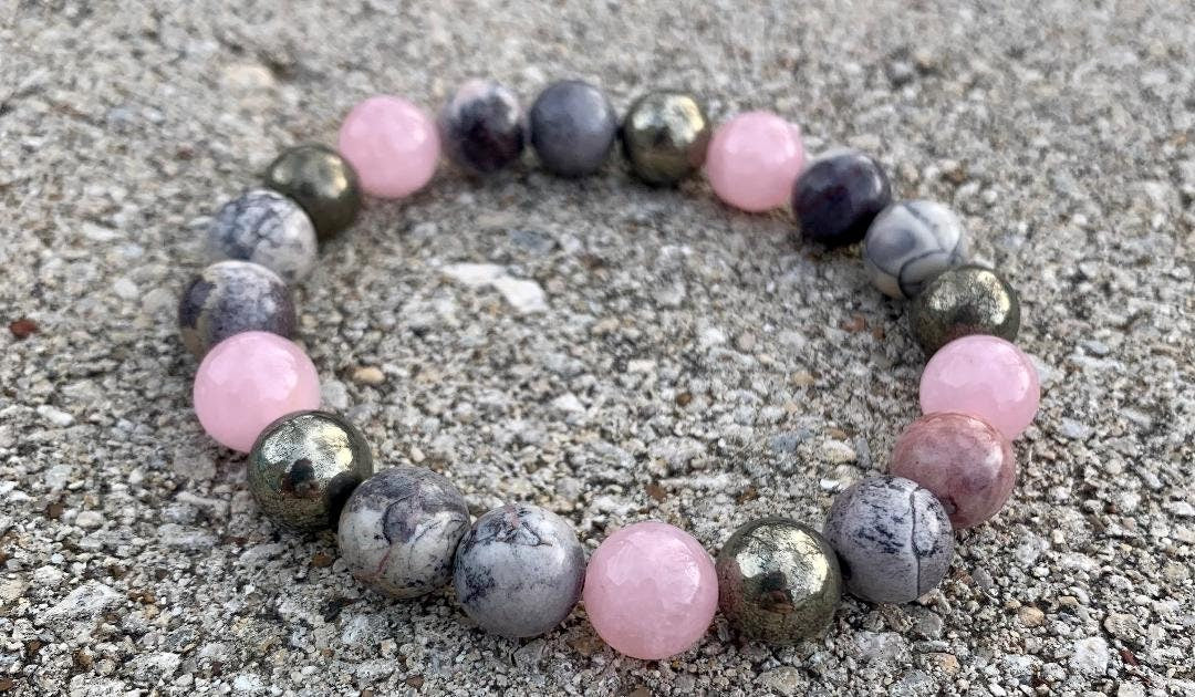 10MM Self Development - Transformation of Suffering " The Four Noble Truths " Buddha Teachings Enlightenment - AAA Crystal Gemstone Bracelet