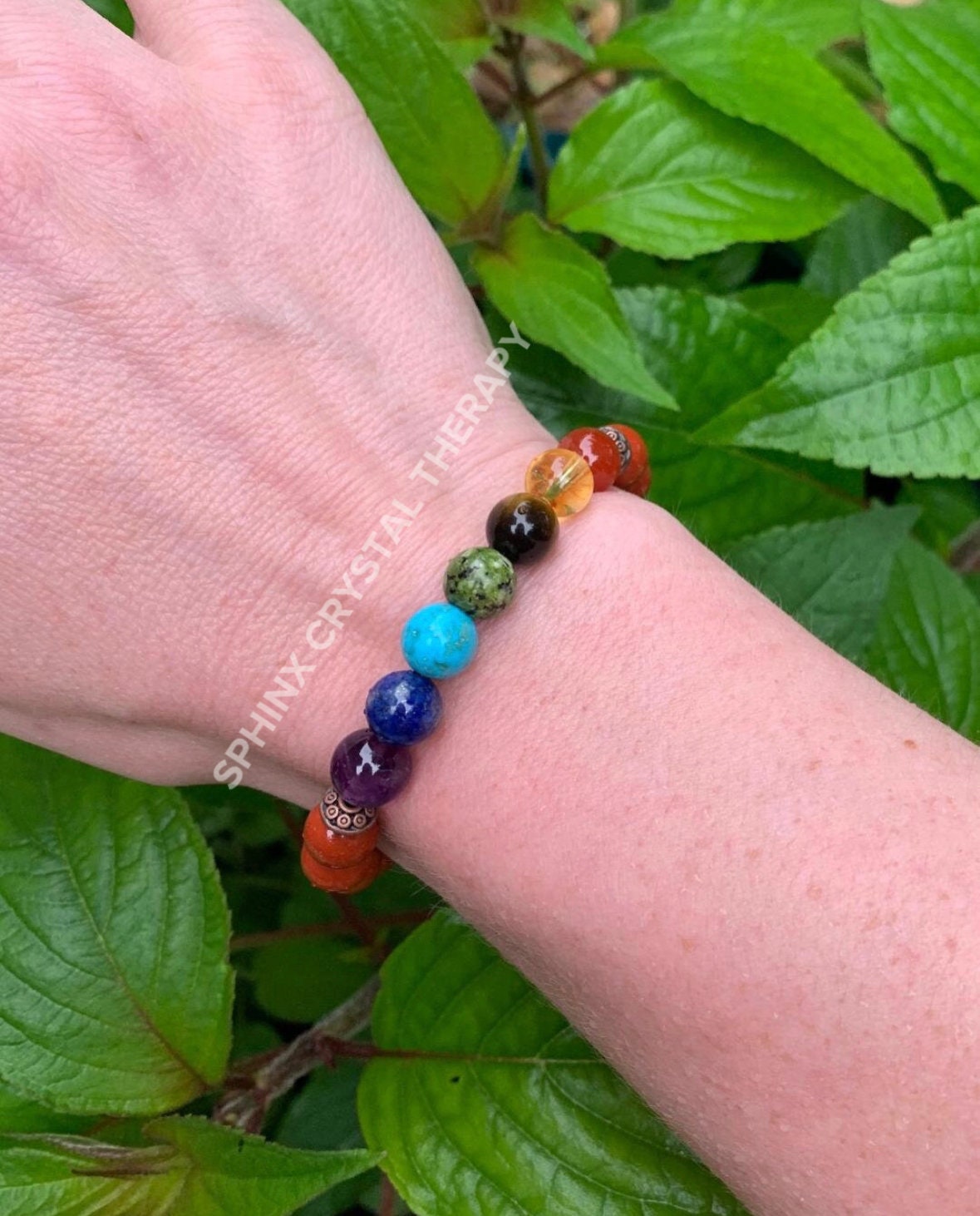 Chakra Balance - AAA High Grade Red Jasper - Strength - Empowerment - Grounding - Real High Quality Crystal Healing Gemstone Bracelet