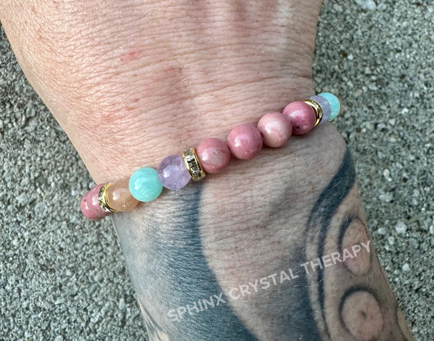 6mm Imagination - Childrens Empowerment " Dreams Come True " Protection & Self Love  - Pastel Gemstones - REAL AAA Crystal Healing Bracelet