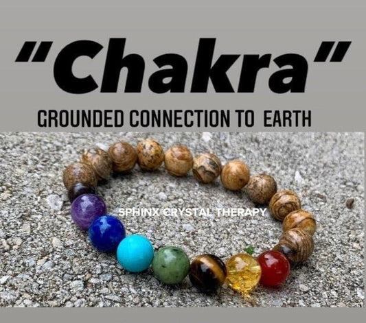 10MM Grounded Connection To Earth - Chakra Energy Bracelet - Confidence & Protection - REAL High Quality Gemstone Grounding Bracelet